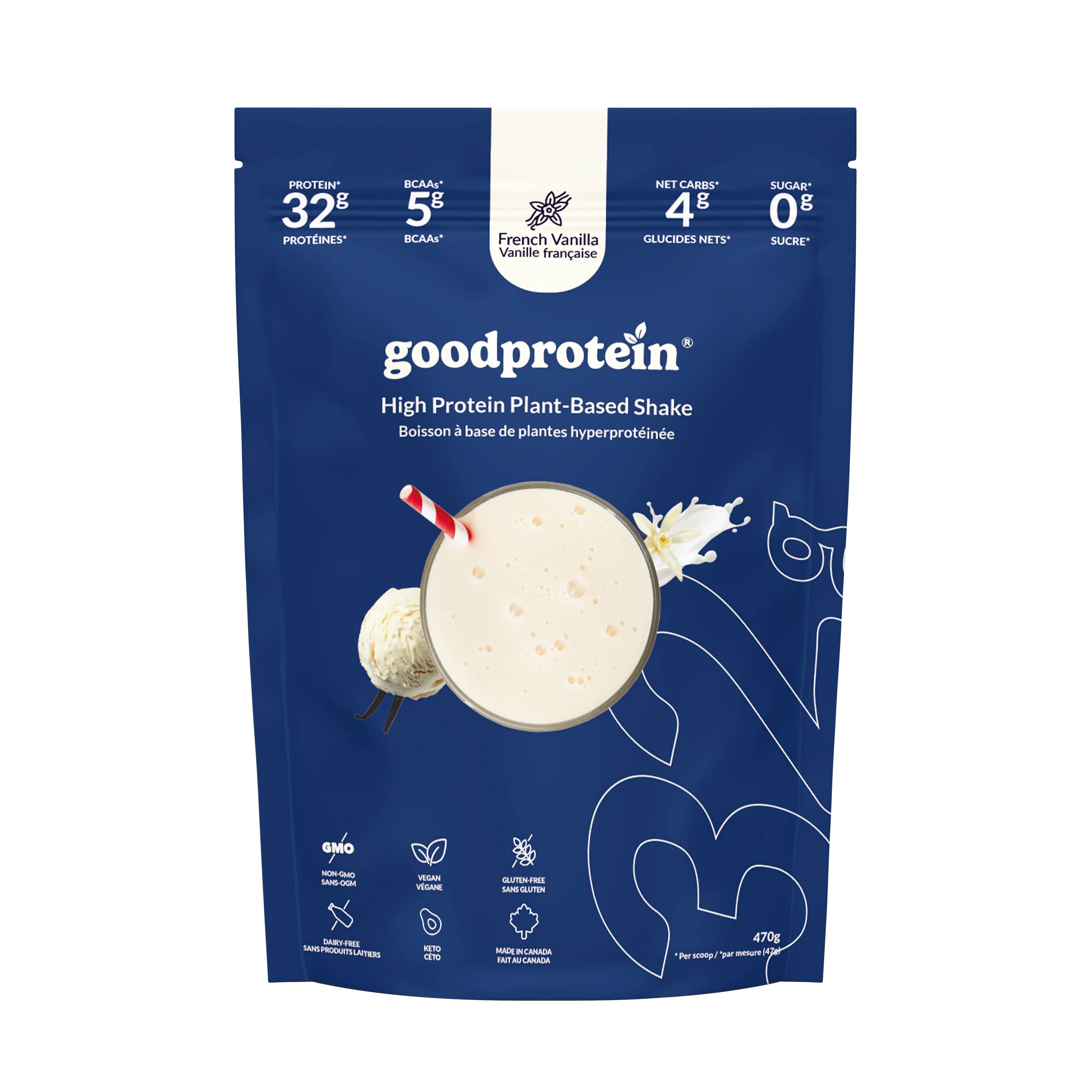 Good Protein - High Protein Shake French Vanilla, 470 g