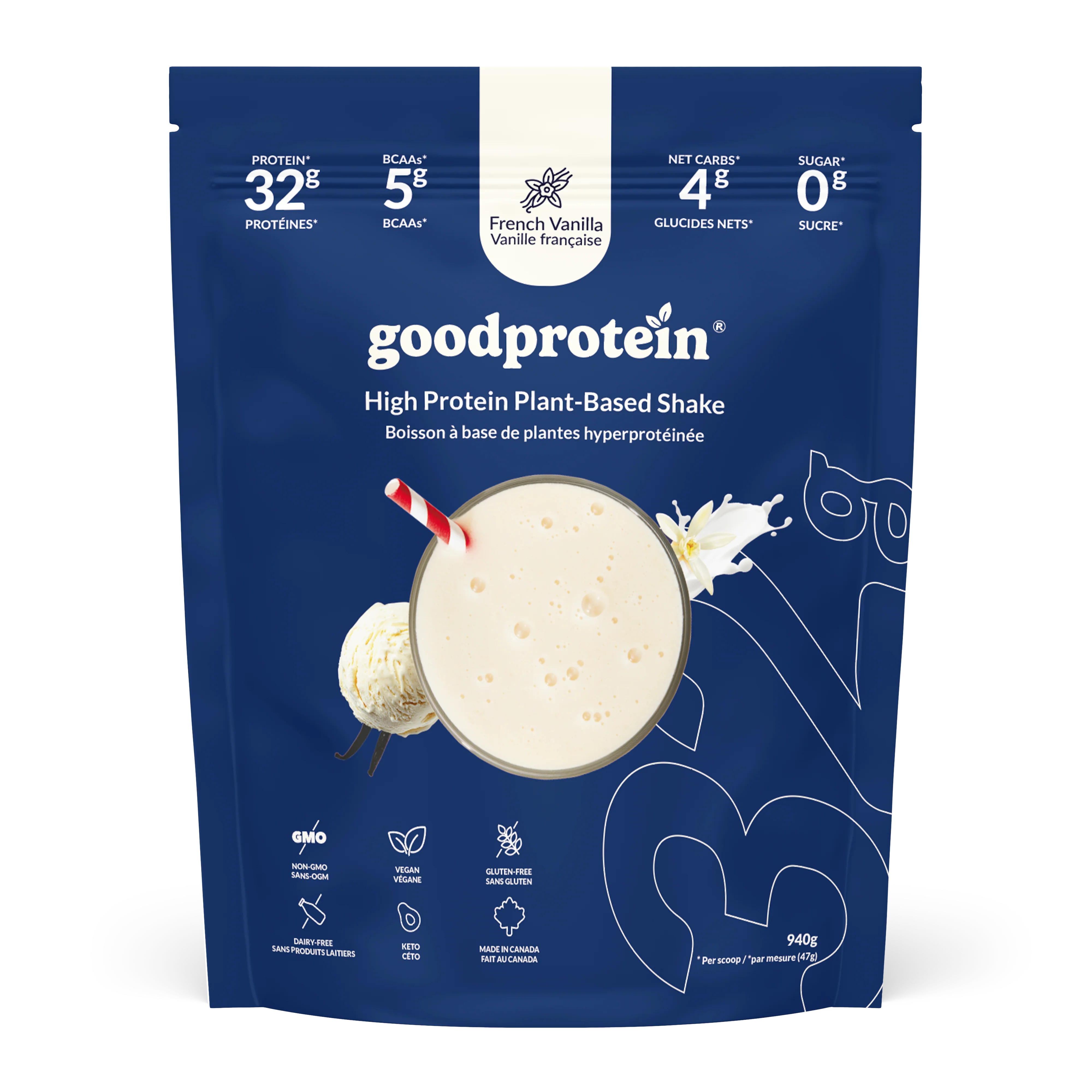 Good Protein - High Protein Shake French Vanilla, 940 g