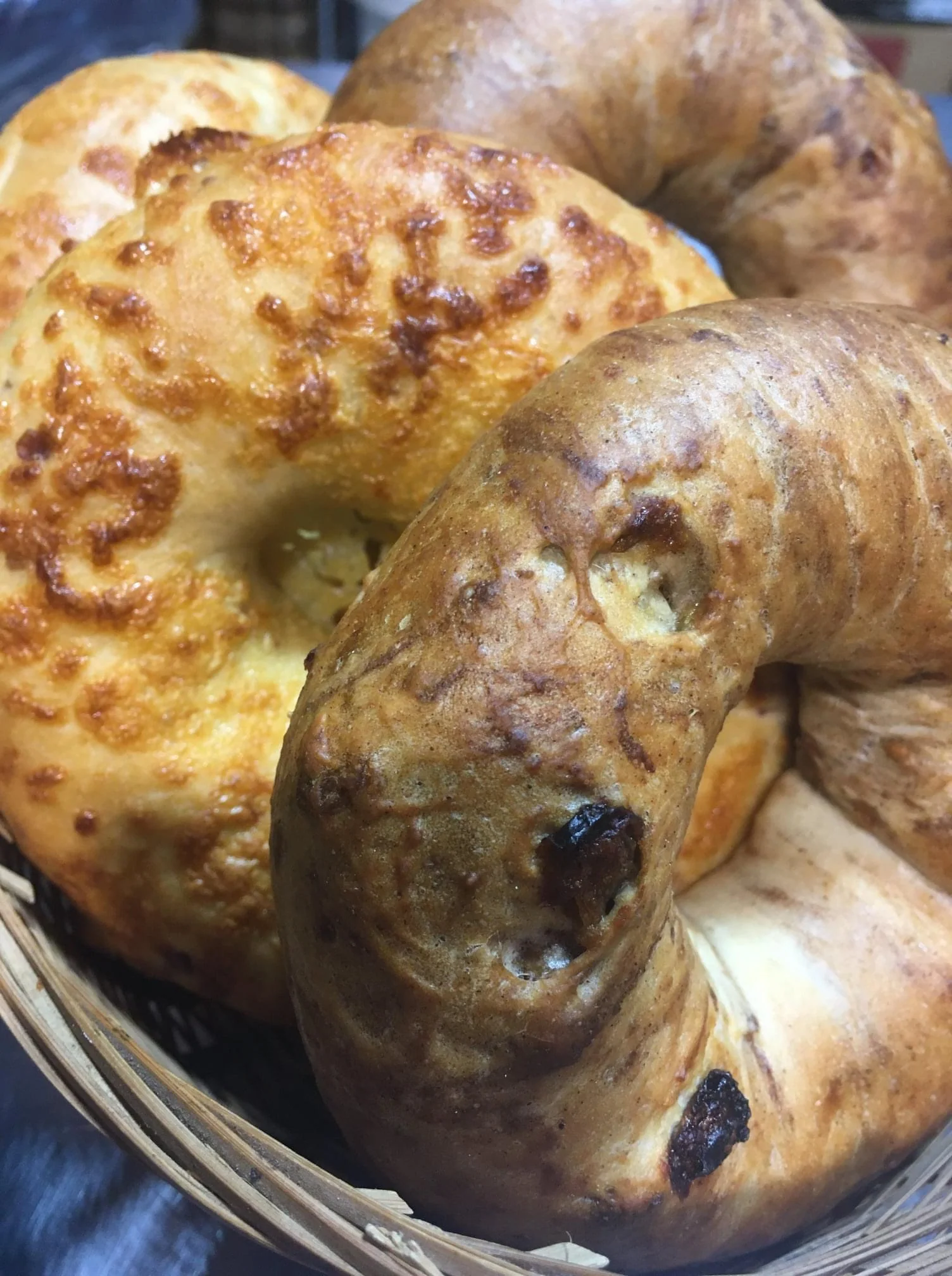 Grain Harvest - Organic Cranberry Cheddar Bagel, 600 g