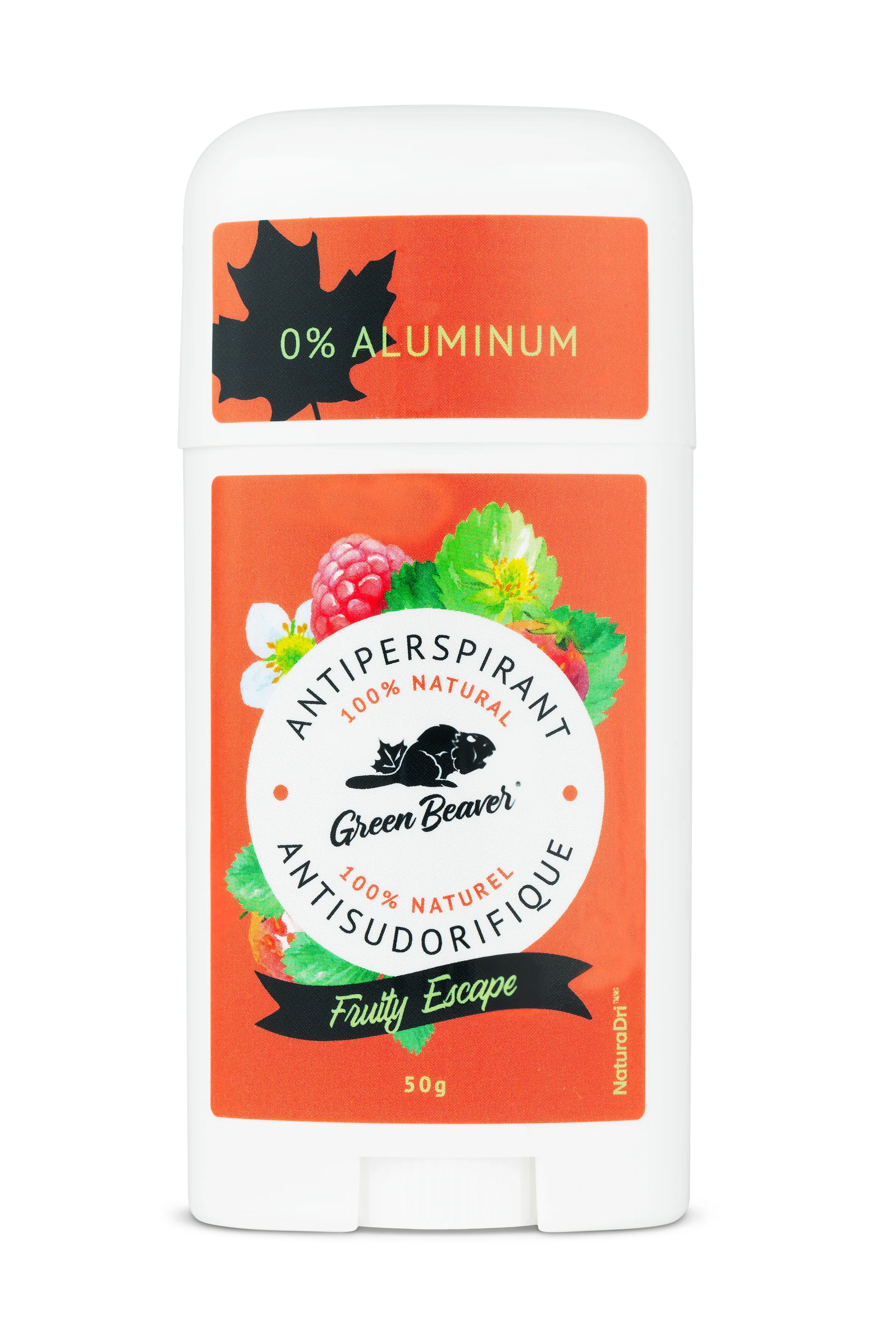 Green Beaver - Antiperspirant - Fruity Escape, 50 g