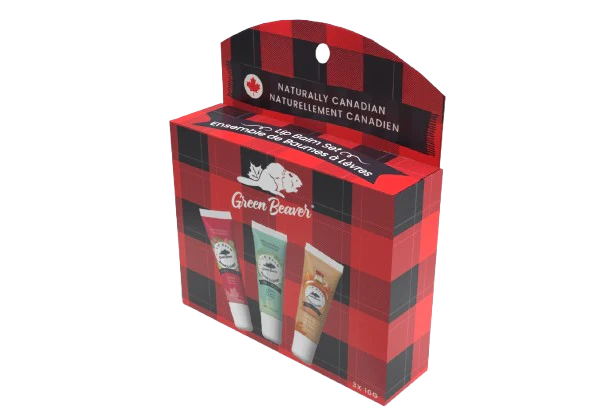 Green Beaver - Lip Balm Set, 3 Count