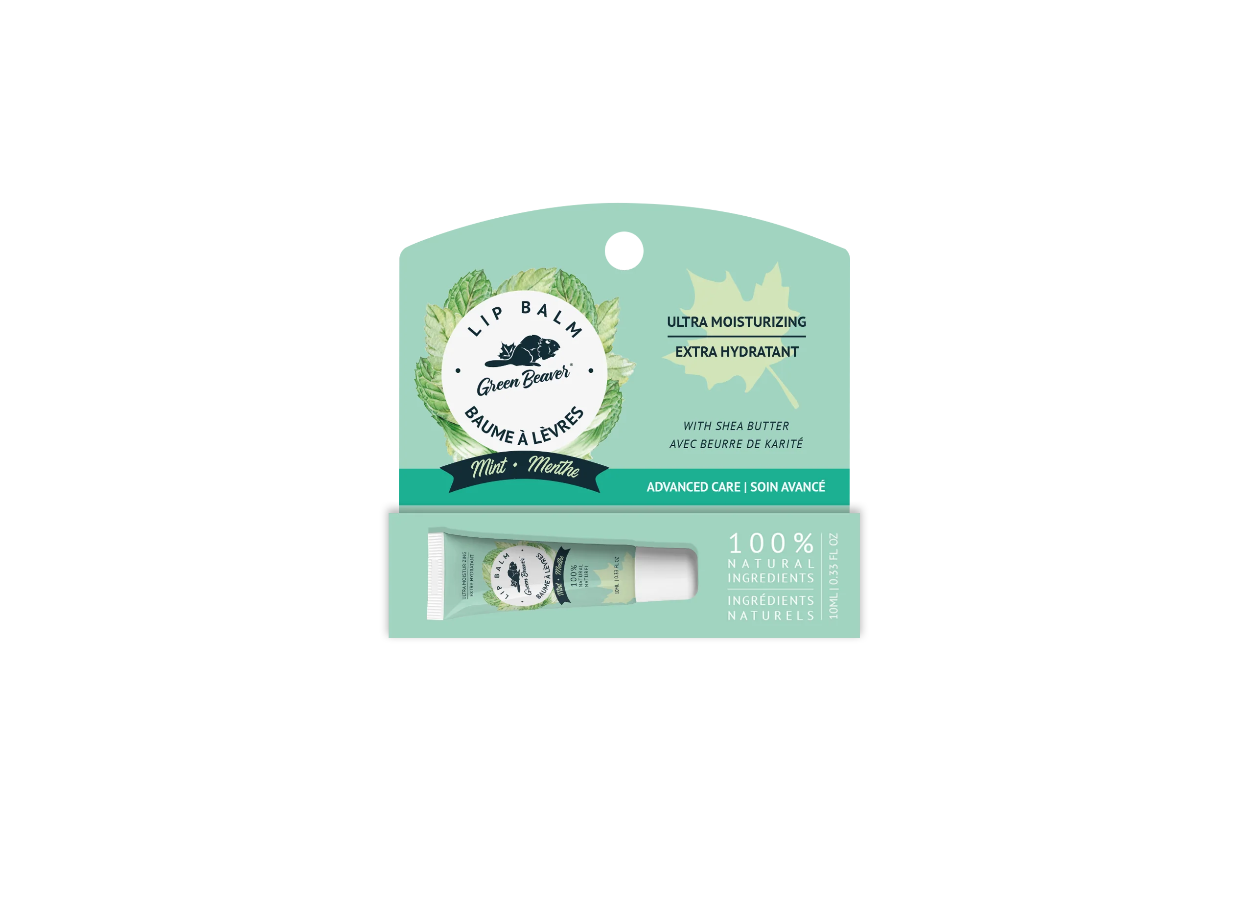 Green Beaver - Lip Balm - Mint, 10 mL