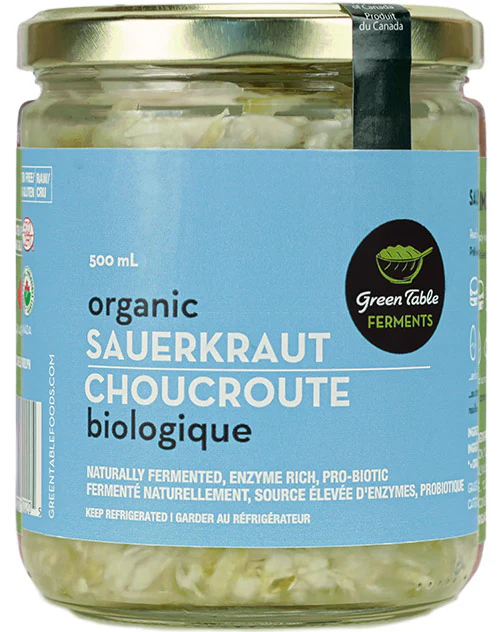 Green Table Foods - Organic Sauerkraut, 500 mL