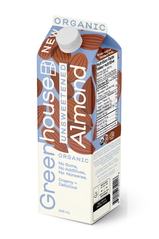 Greenhouse Juice - Almondmilk - Unsweetened, 946 mL