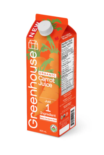 Greenhouse Juice - Carrot Juice, 900 mL