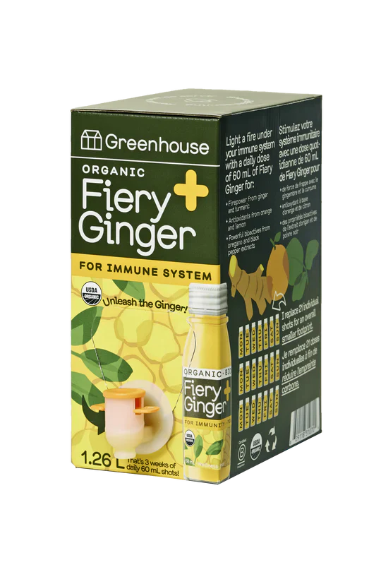 Greenhouse Juice - Fiery Ginger Shot Box, 1.26 L