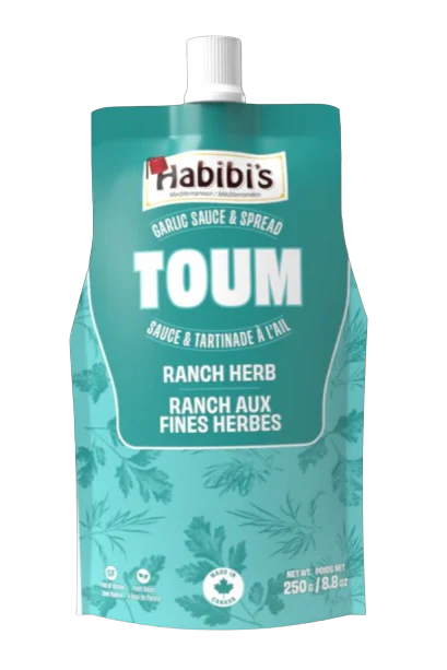 Habibi's Mediterranean - Toum Ranch Herb Garlic Sauce, 250 g