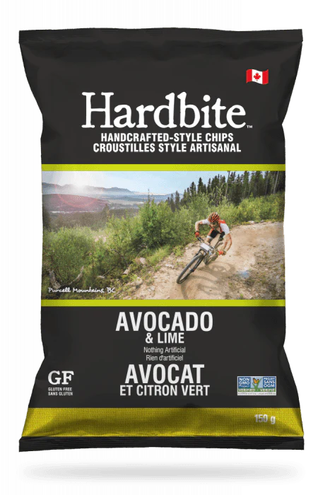 Hardbite - Avocado Lime Chips, 150 g