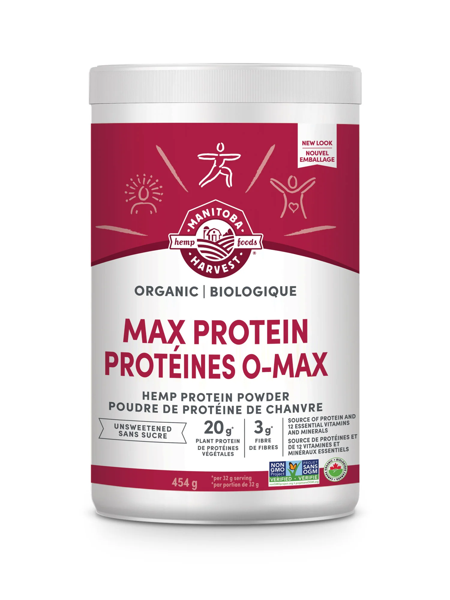 Manitoba Harvest - Hemp Yeah! Max Protein Powder - Unsweetened, 454 g