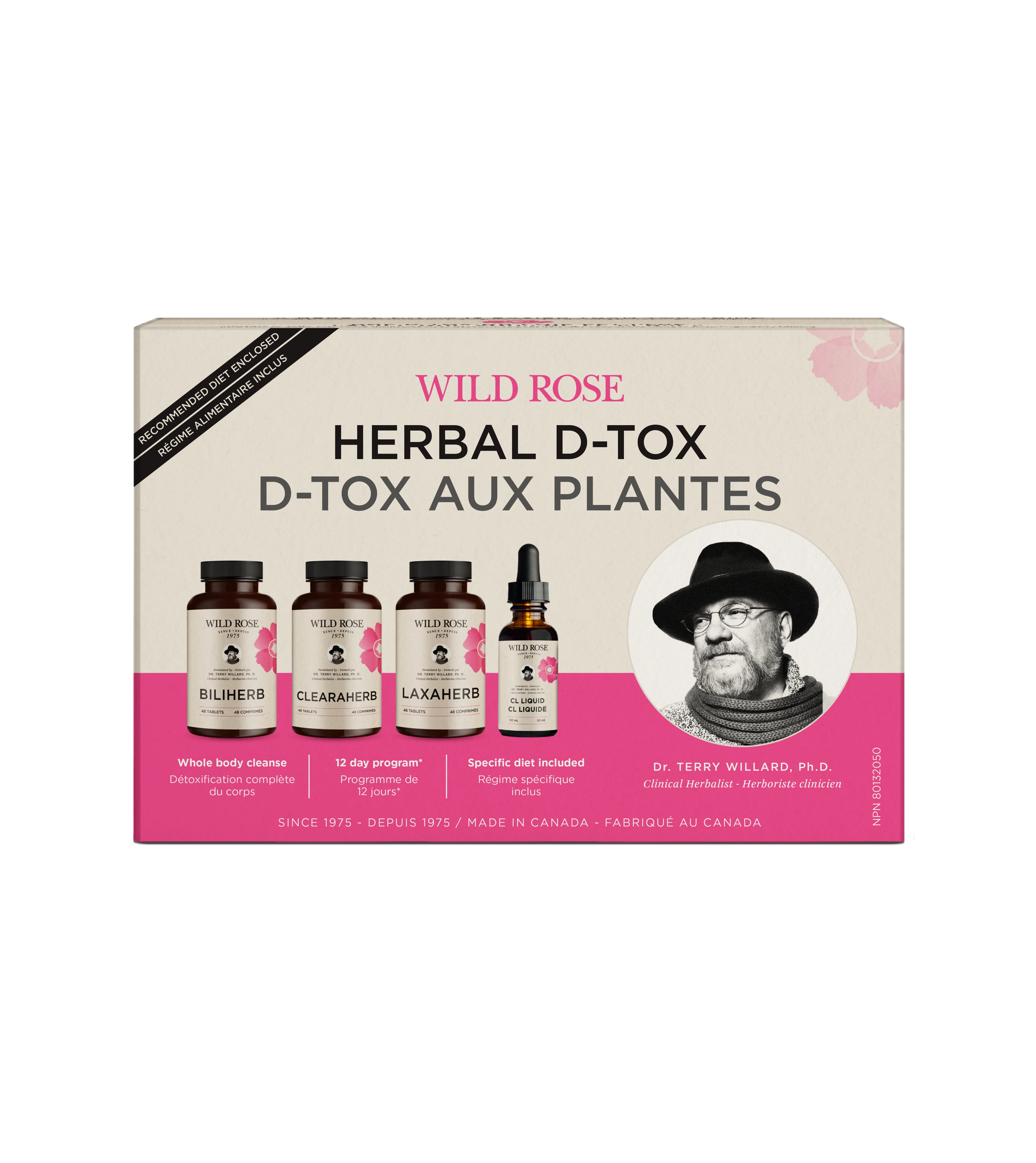 Wild Rose - Herbal D-Tox Program, 1 Box Kit