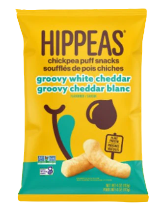 Hippeas - Puff Snacks Groovy White Cheddar, 113 g