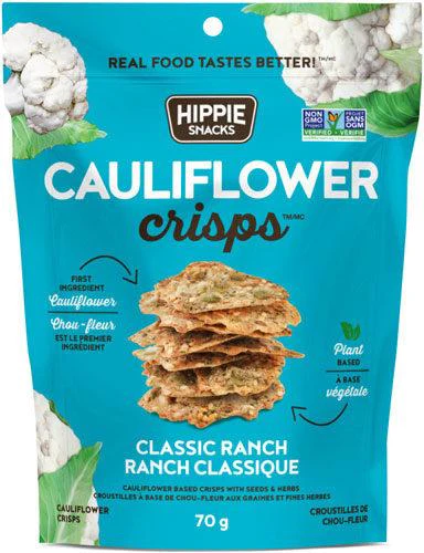 Hippie Foods - Cauliflower Crisps Ranch, 70 g