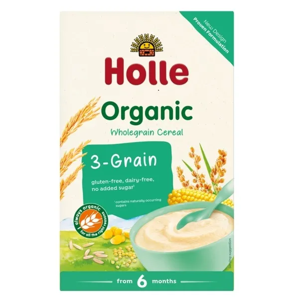 Holle - Organic Porridge - Baby 3 Grain, 250 g