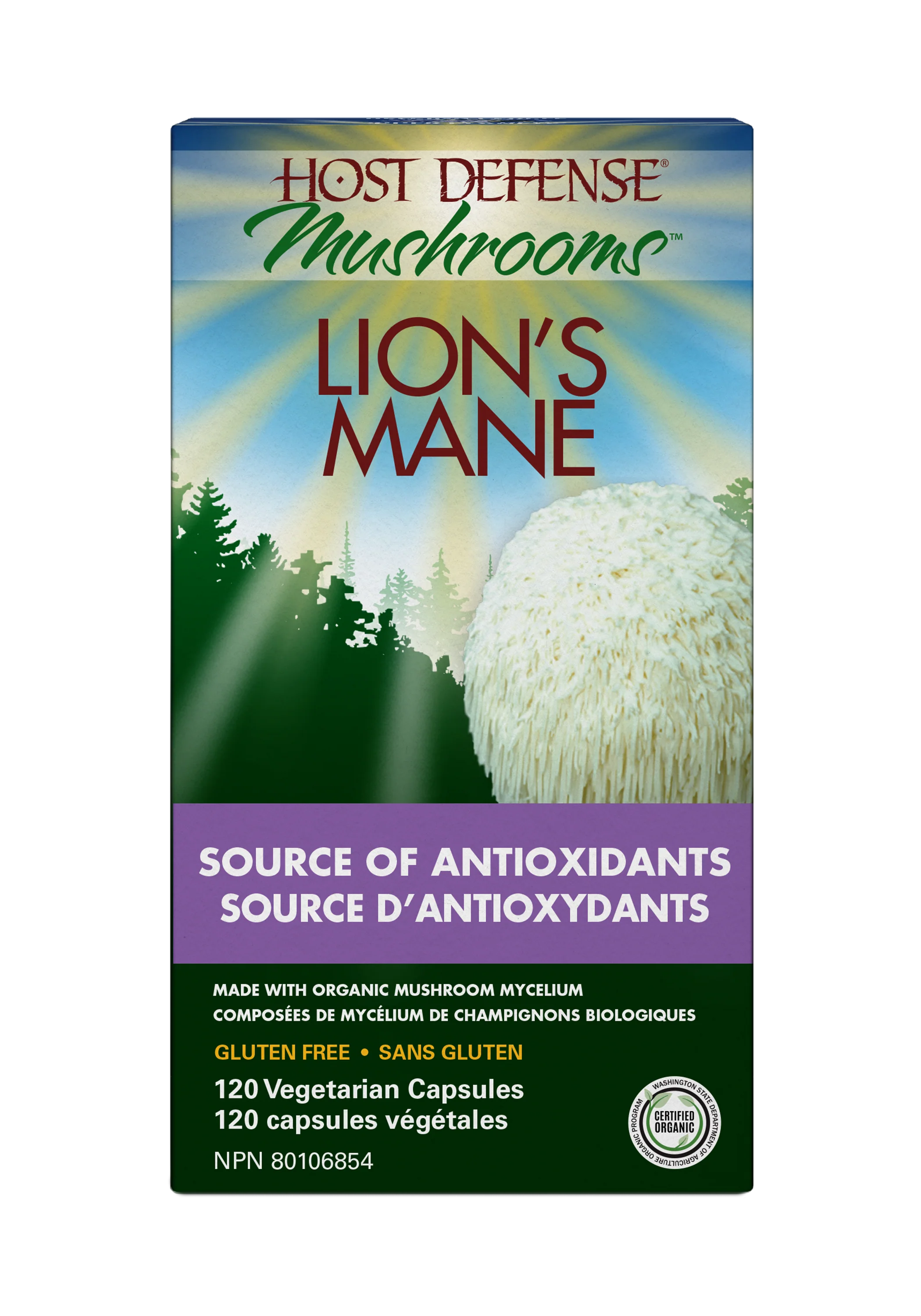 Host Defense - Lion's Mane, 120 Capsules