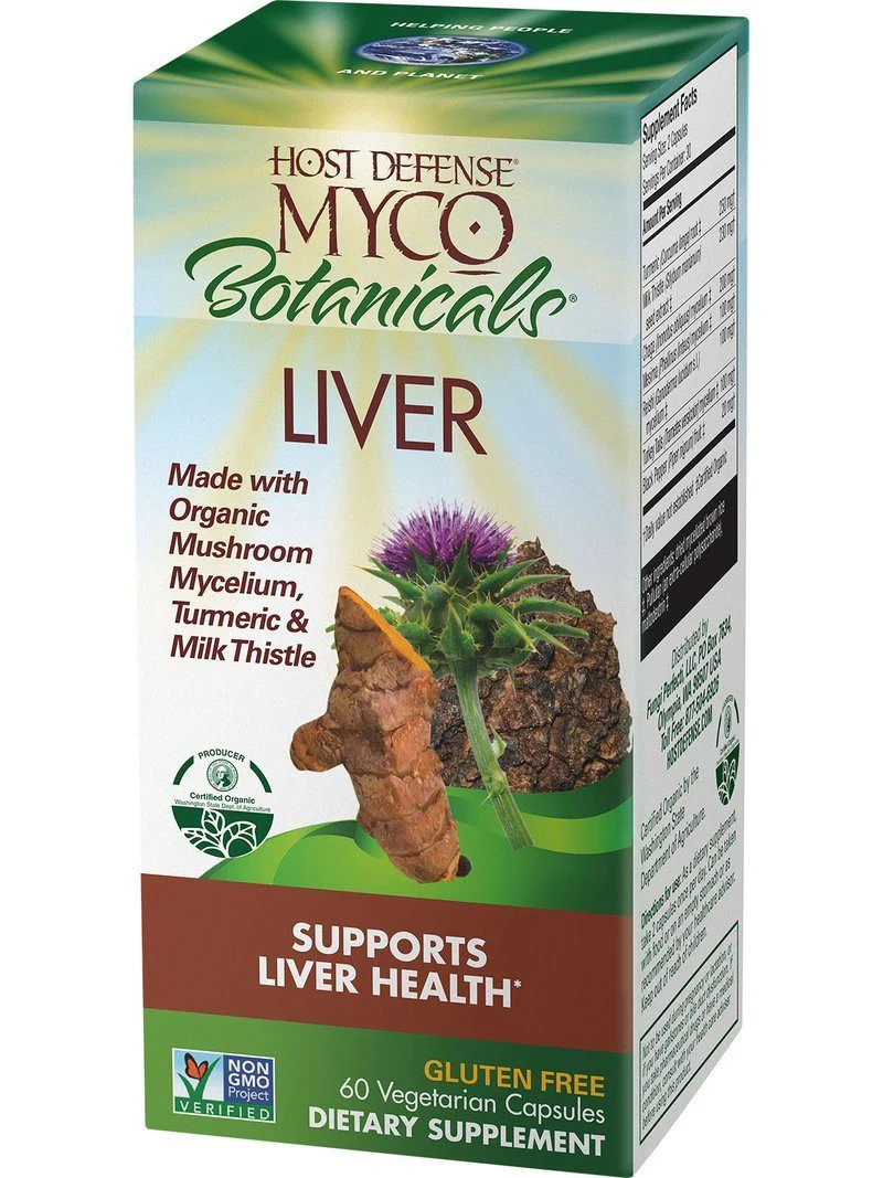 Host Defense - MycoBotanicals Liver, 60 CAPS