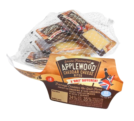 Ilchester - Applewood Smoked Cheddar Bites, 6x15 g