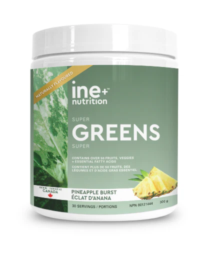 ine+ Nutrition - Super Greens - Pineapple, 300 g