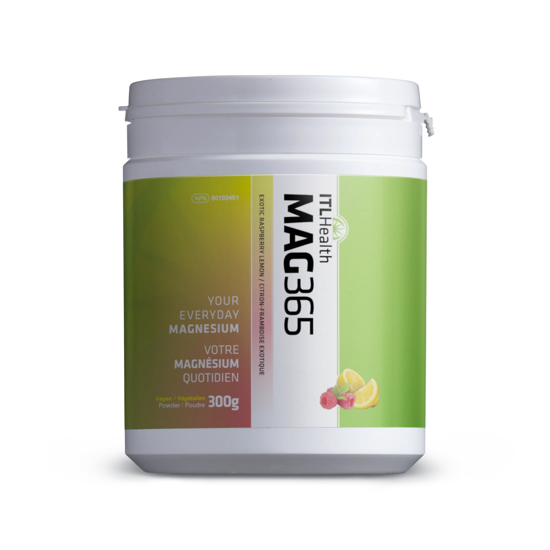 ITL Health - MAG365 Exotic Raspberry Lemon, 300 g