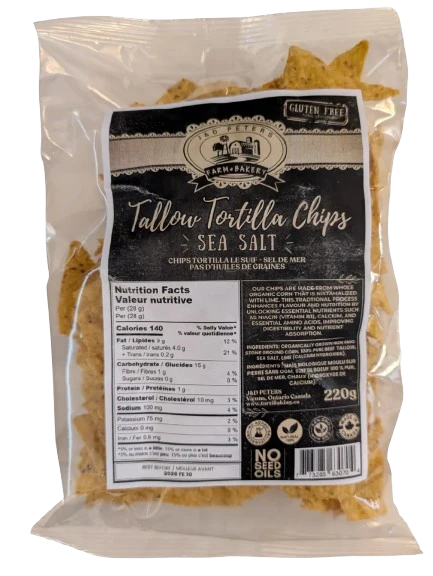 J&D Peters - Tallow Fried Chips - Salted, 220 g