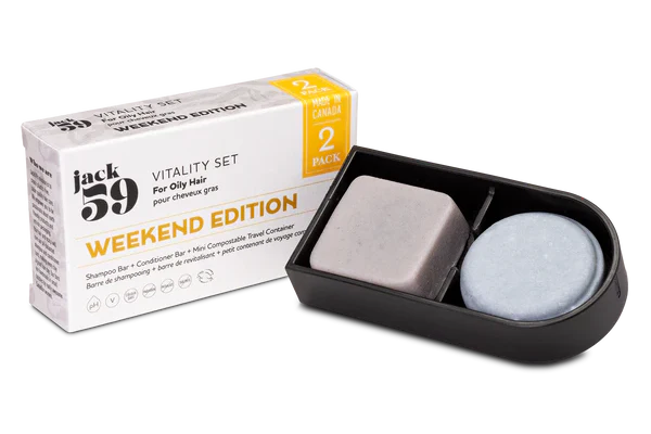 Jack59 - Weekend Edition Vitality Shampoo & Conditoner, 95 g