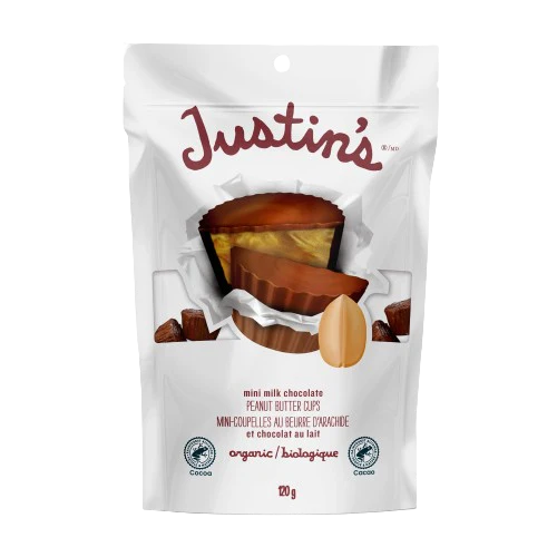 Justin's - Mini Milk Chocolate Peanut Butter Cups, 120 g