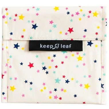 Keep Leaf - Reusable Baggie (large, stars)