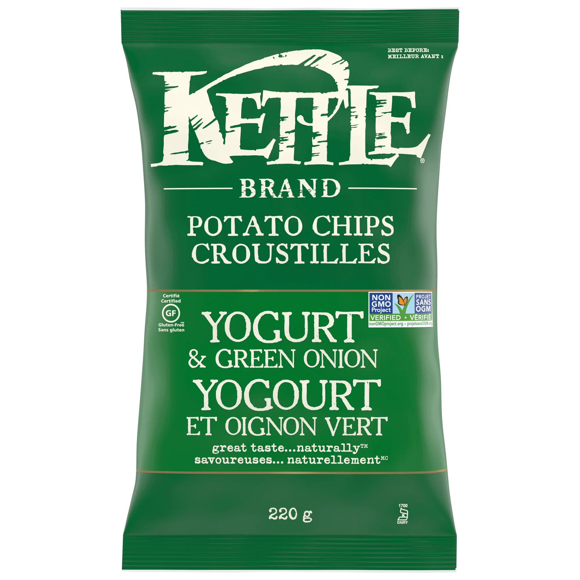 Kettle Foods - Chips - Yogurt & Green Onion, 198 g