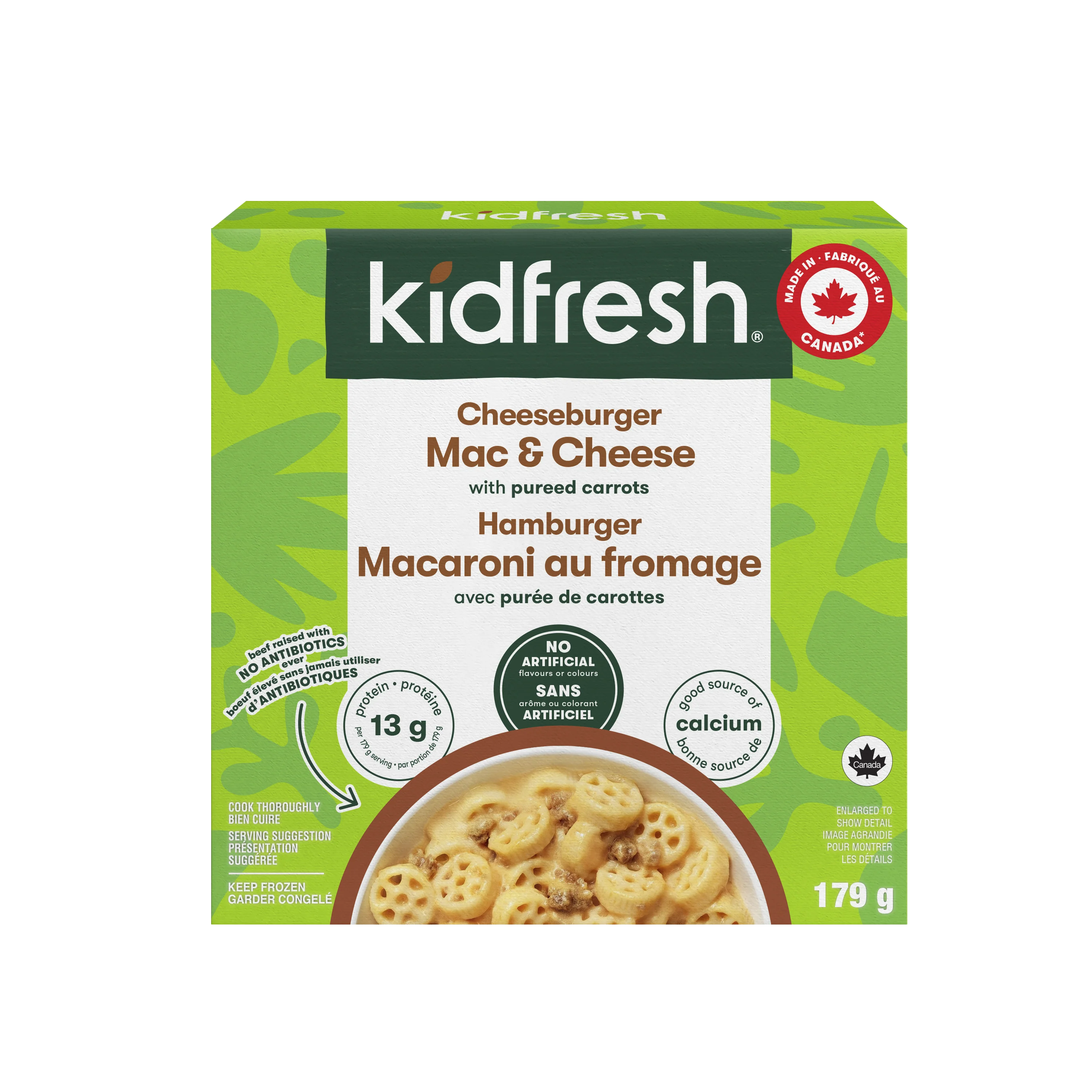 Kidfresh - Cheeseburger Mac & Cheese, 179 g