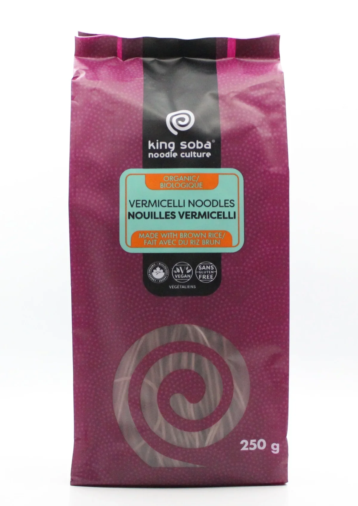 King Soba - Noodles - Brown Rice Vermicelli, 250 g