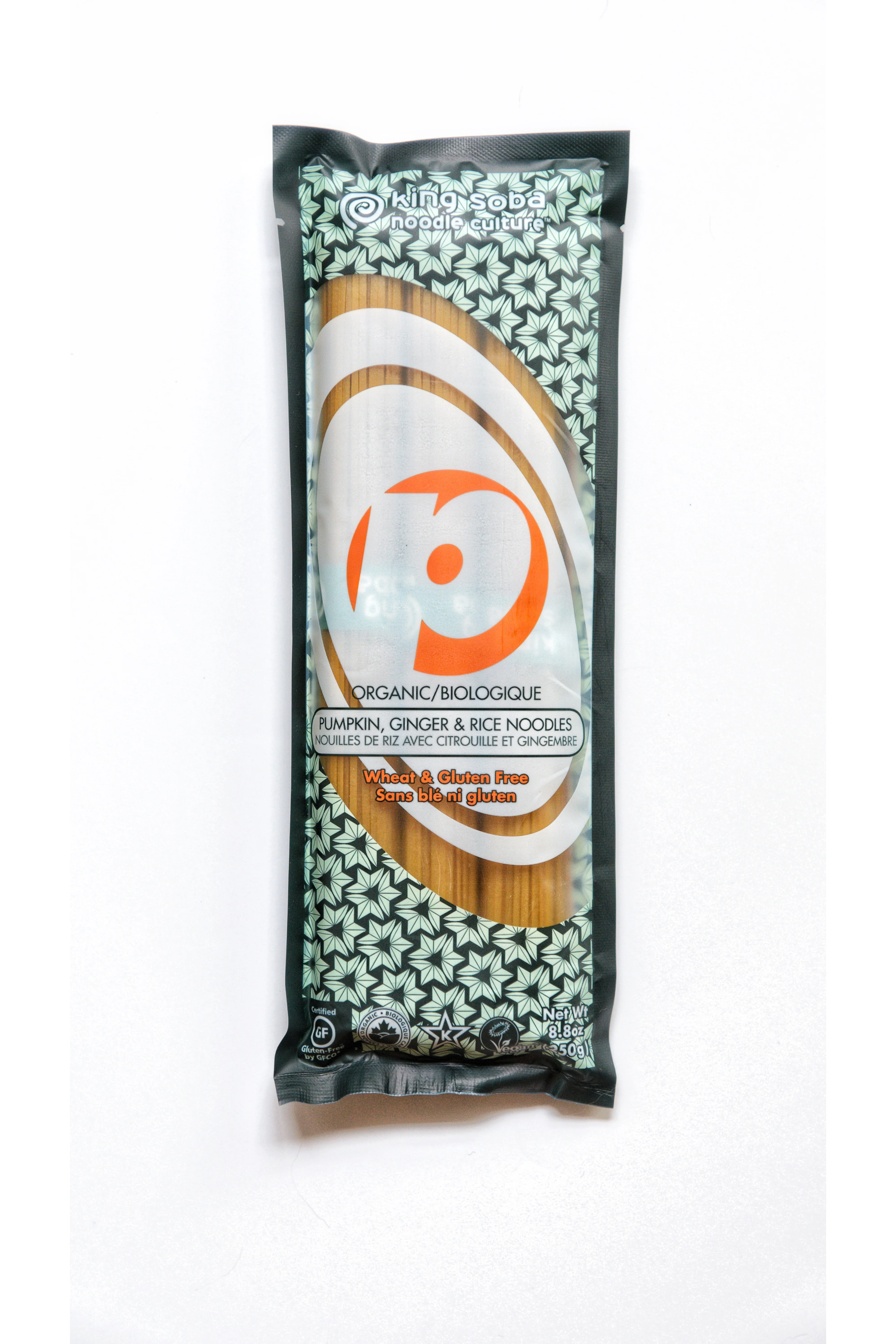 King Soba - Noodles - Pumpkin Ginger & Rice, 250 g