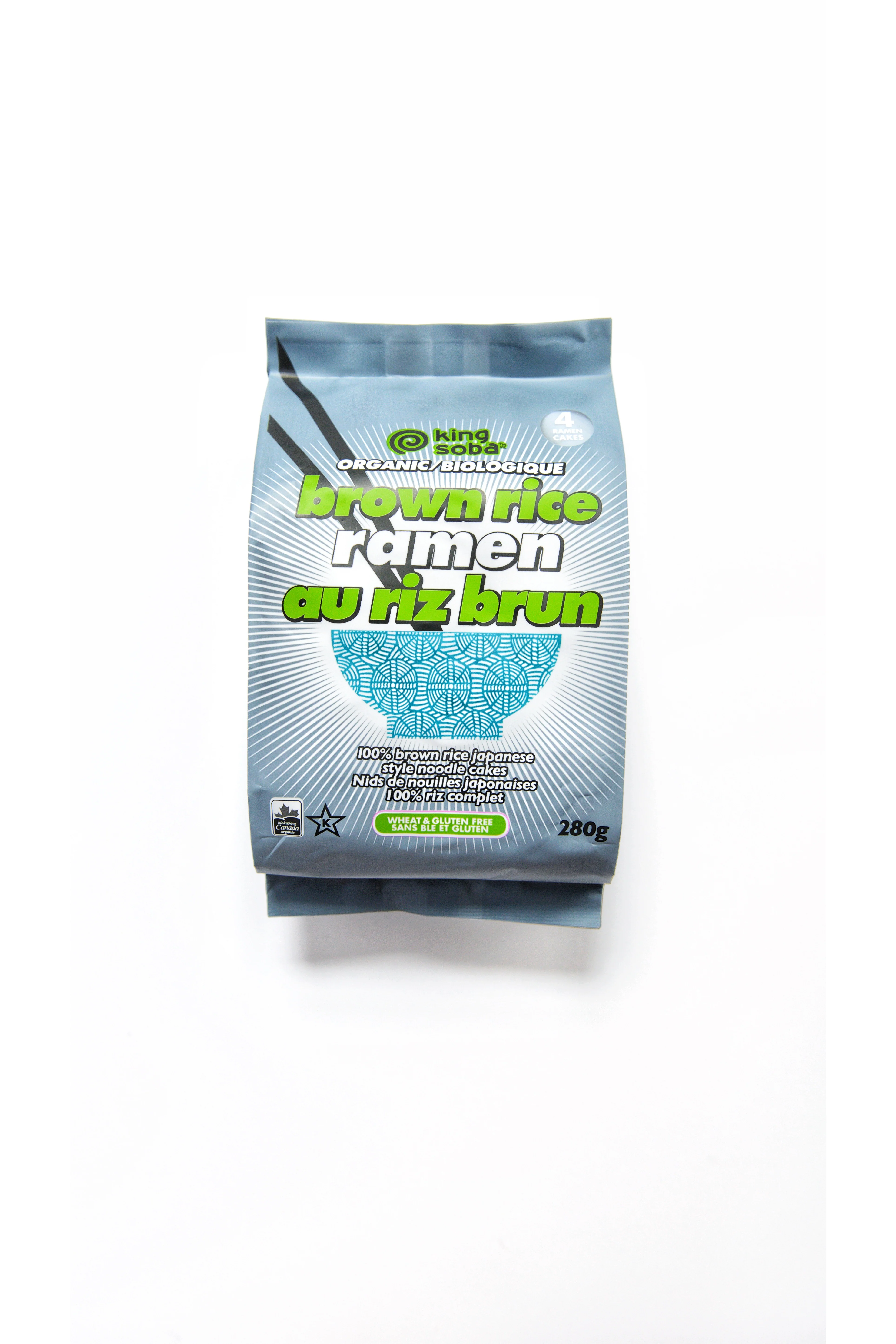 King Soba - Ramen - Brown Rice Noodle Cakes, 280 g
