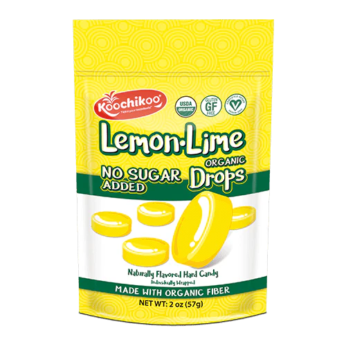 Koochikoo - Organic Lemon - Lime Drops, 56.7 g