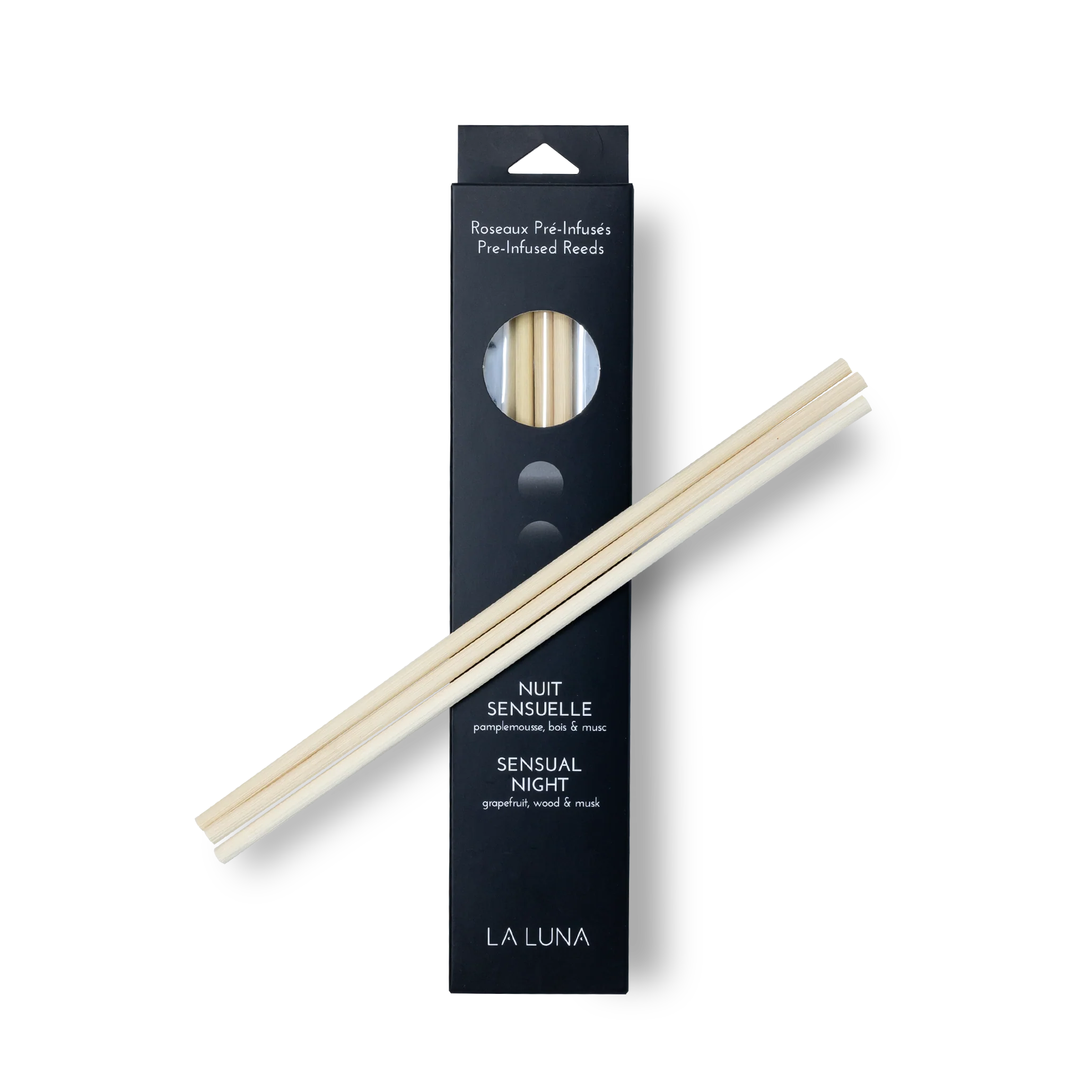 La Luna - Sensual Night Pre-Infused Reeds, 6 Count