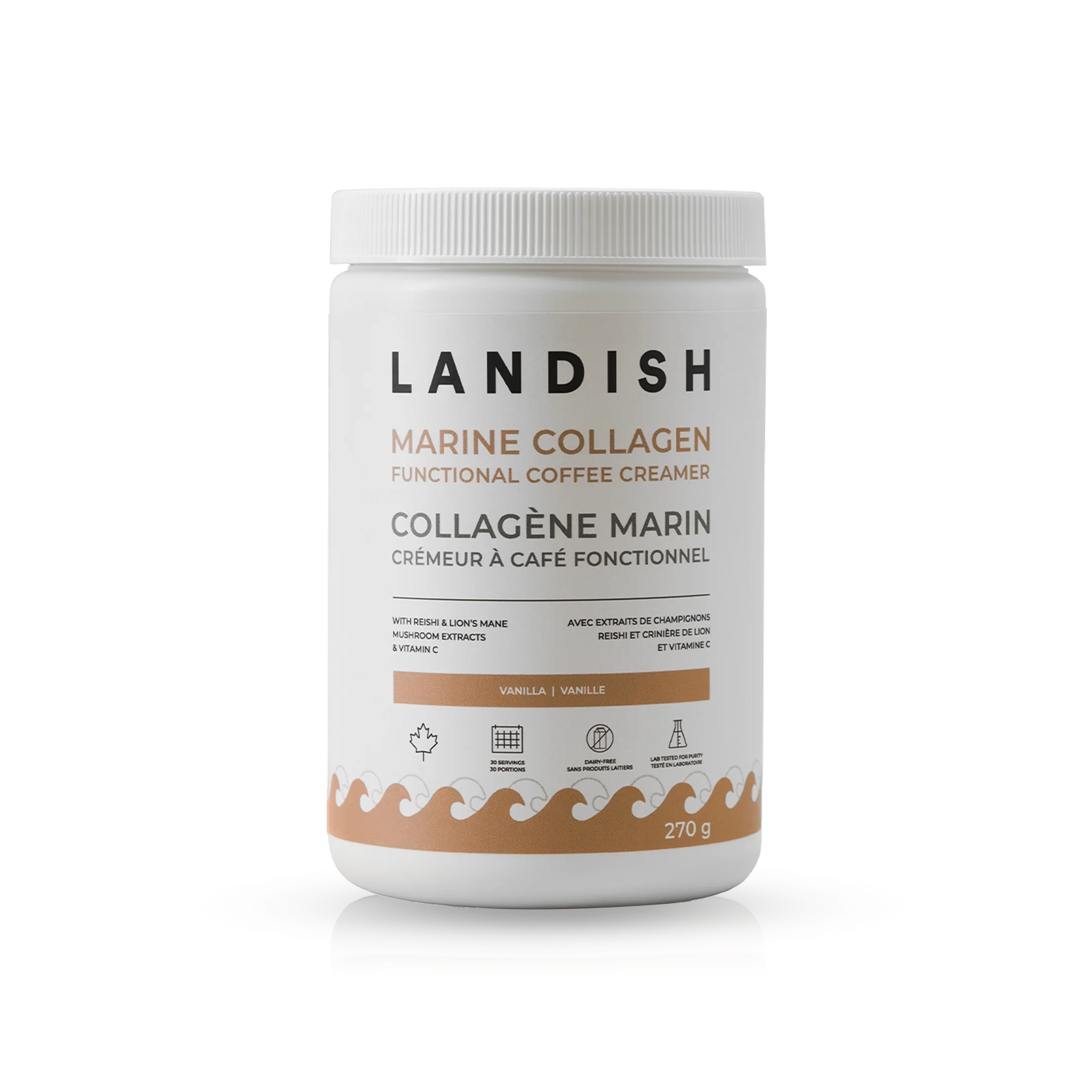 Landish - Marine Collagen Coffee Creamer, 270 g