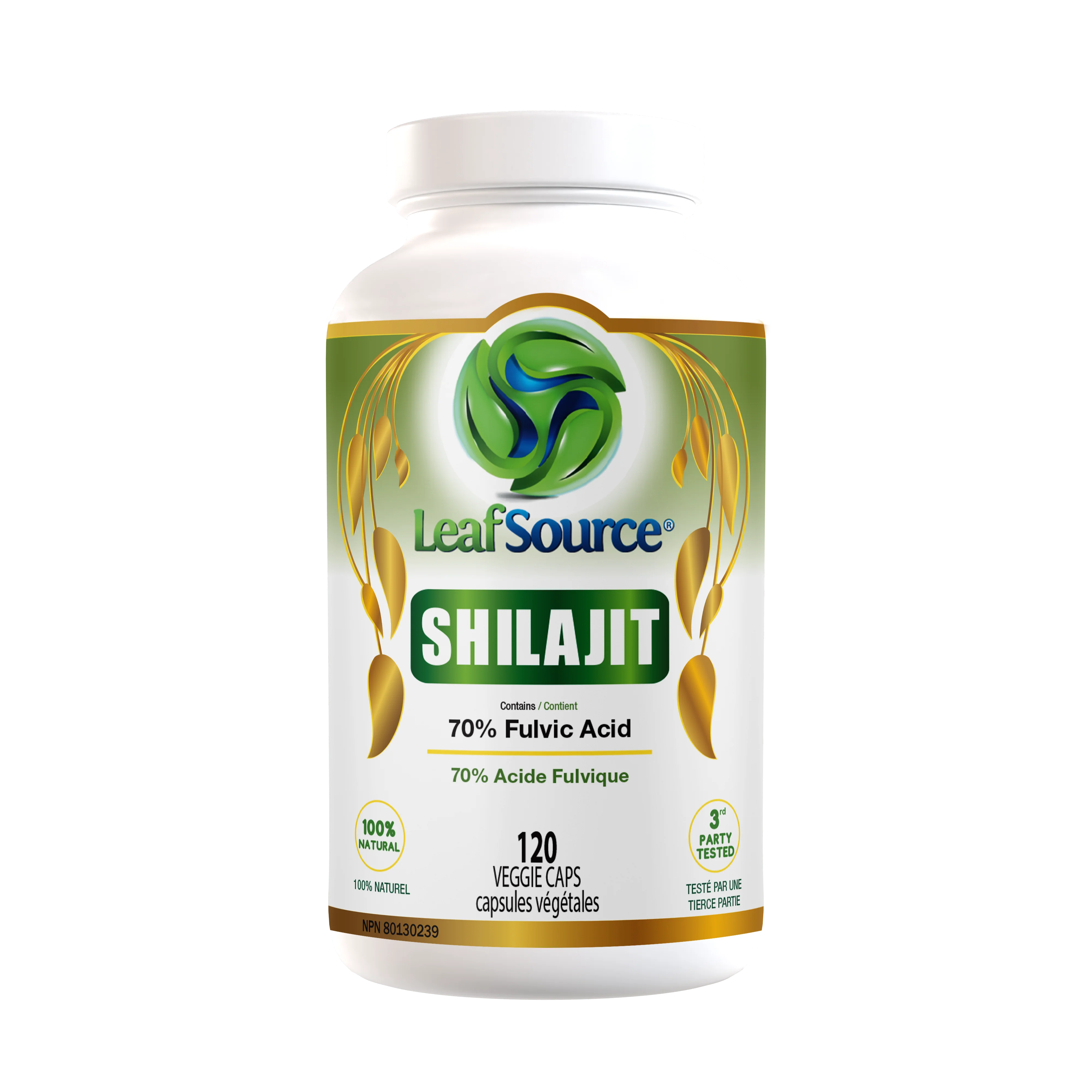 LeafSource - Shilajit With Humic-Fulvic Acid, 120 Vcaps