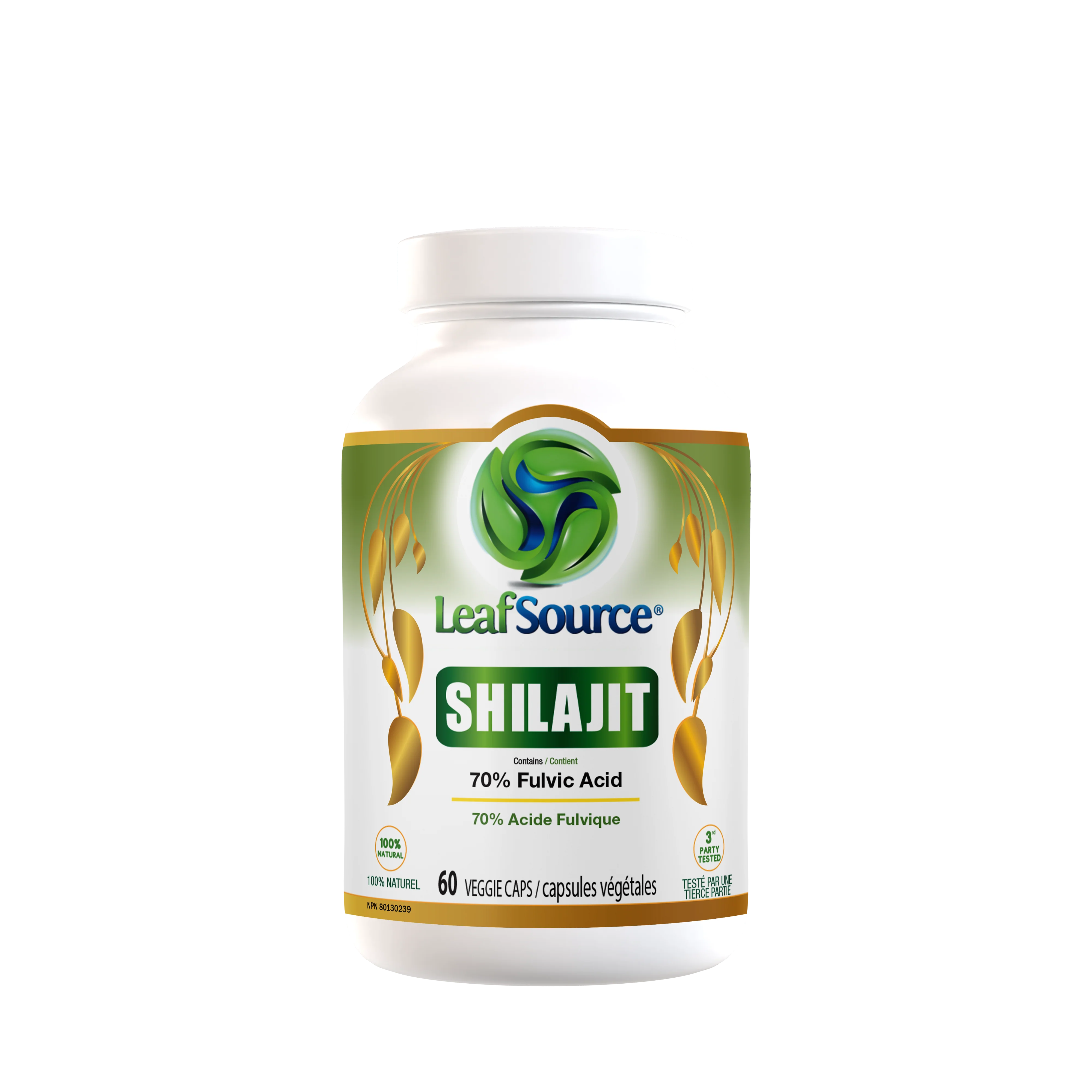 LeafSource - Shilajit With Humic-Fulvic Acid, 60 Vcaps