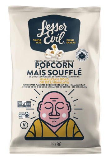 Lesser Evil - Popcorn Himalayan Gold, 140 g