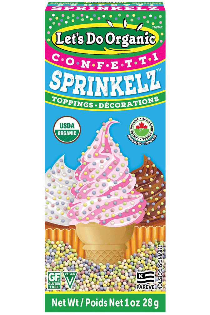 Let's Do... Organic - Natural Confetti Sprinkelz, 28.4 g