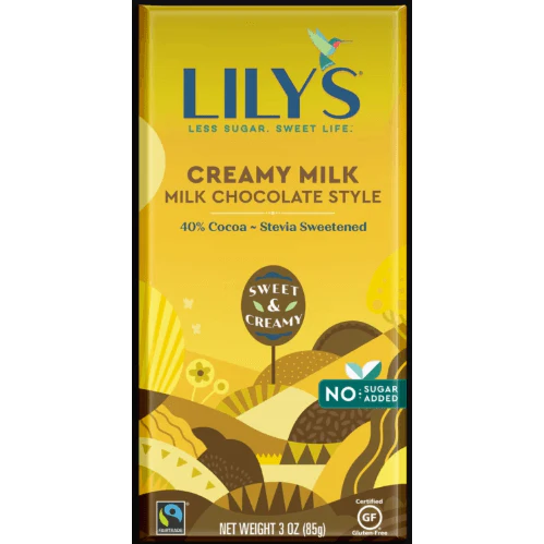 Lily's Sweets - Creamy Milk Milk Chocolate Style, 85 g