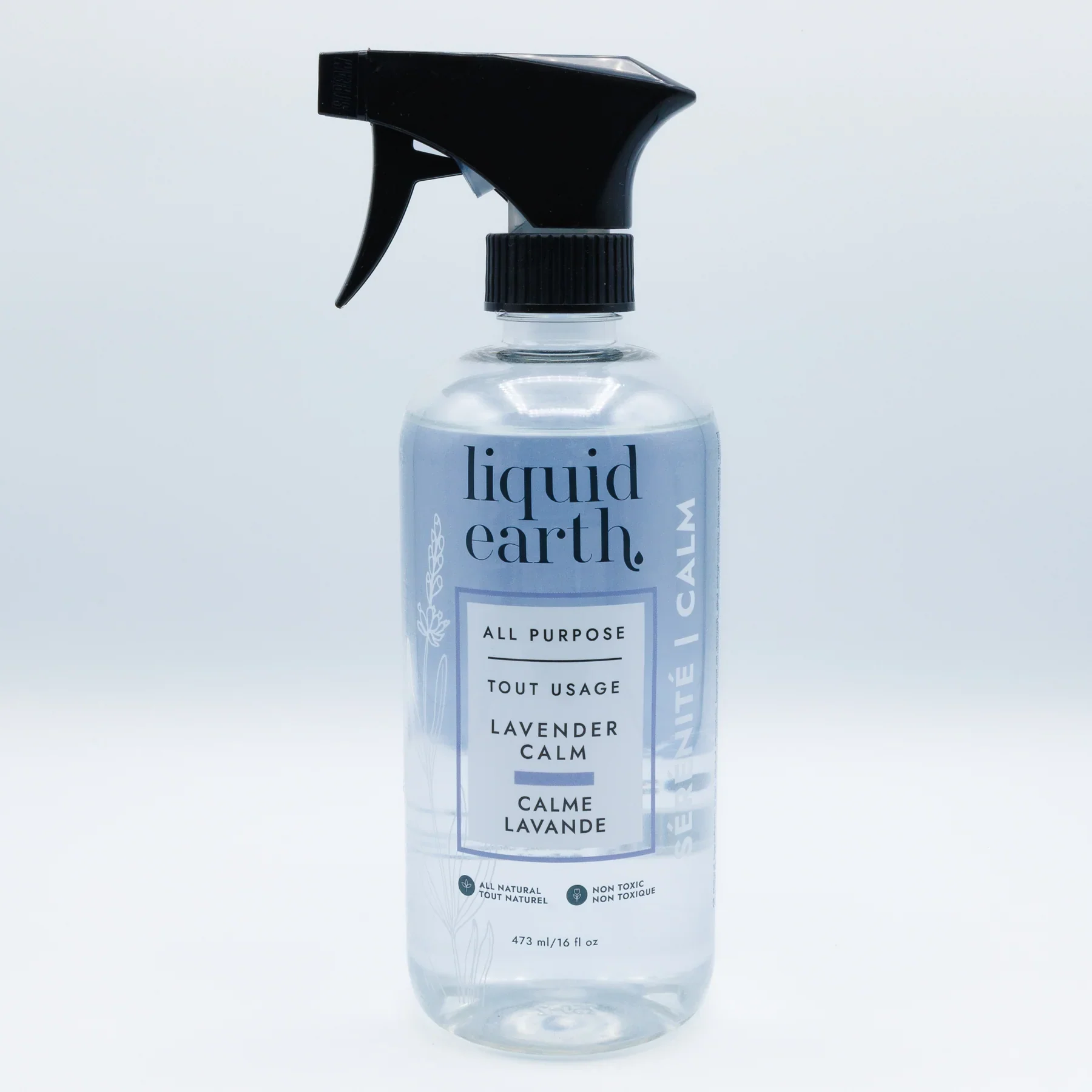 Liquid Earth - Natural All Purpose Cleaner - Lavender Calm, 473 mL