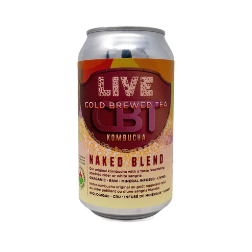 Live Kombucha - Naked Blend Kombucha, 355 mL