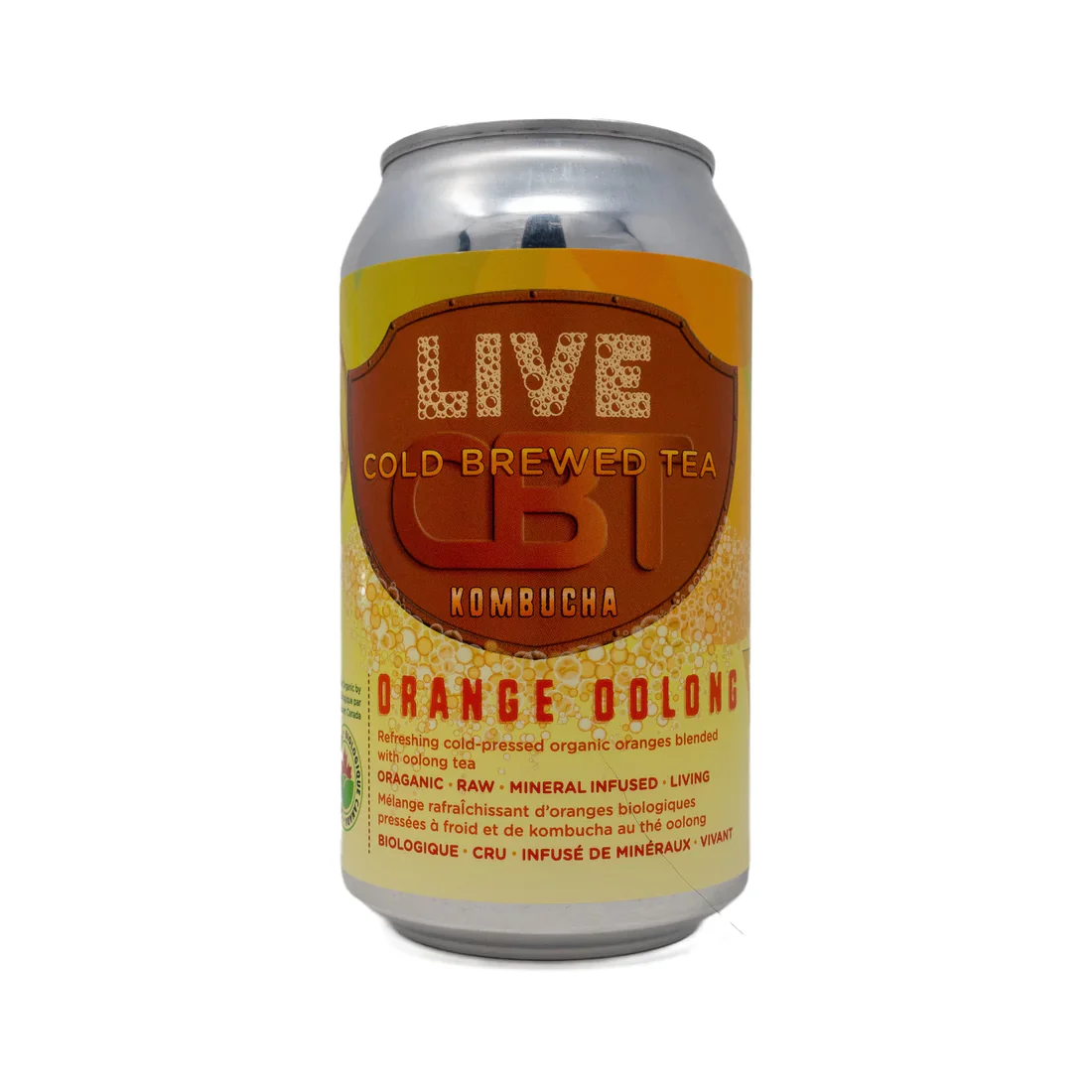 Live Kombucha - Orange Oolong Kombucha, 355 mL
