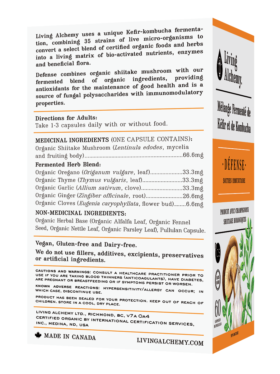 Living Alchemy - Defense, 60 Capsules - Image 2