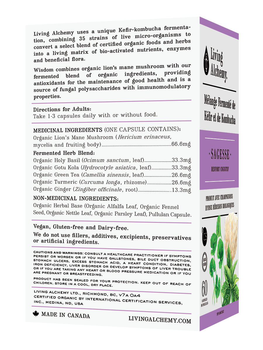 Living Alchemy - Wisdom, 60 Capsules - Image 2
