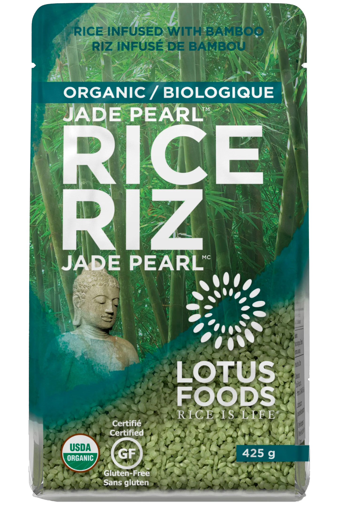 Lotus Rice - Organic Jade Pearl Rice, 425 g