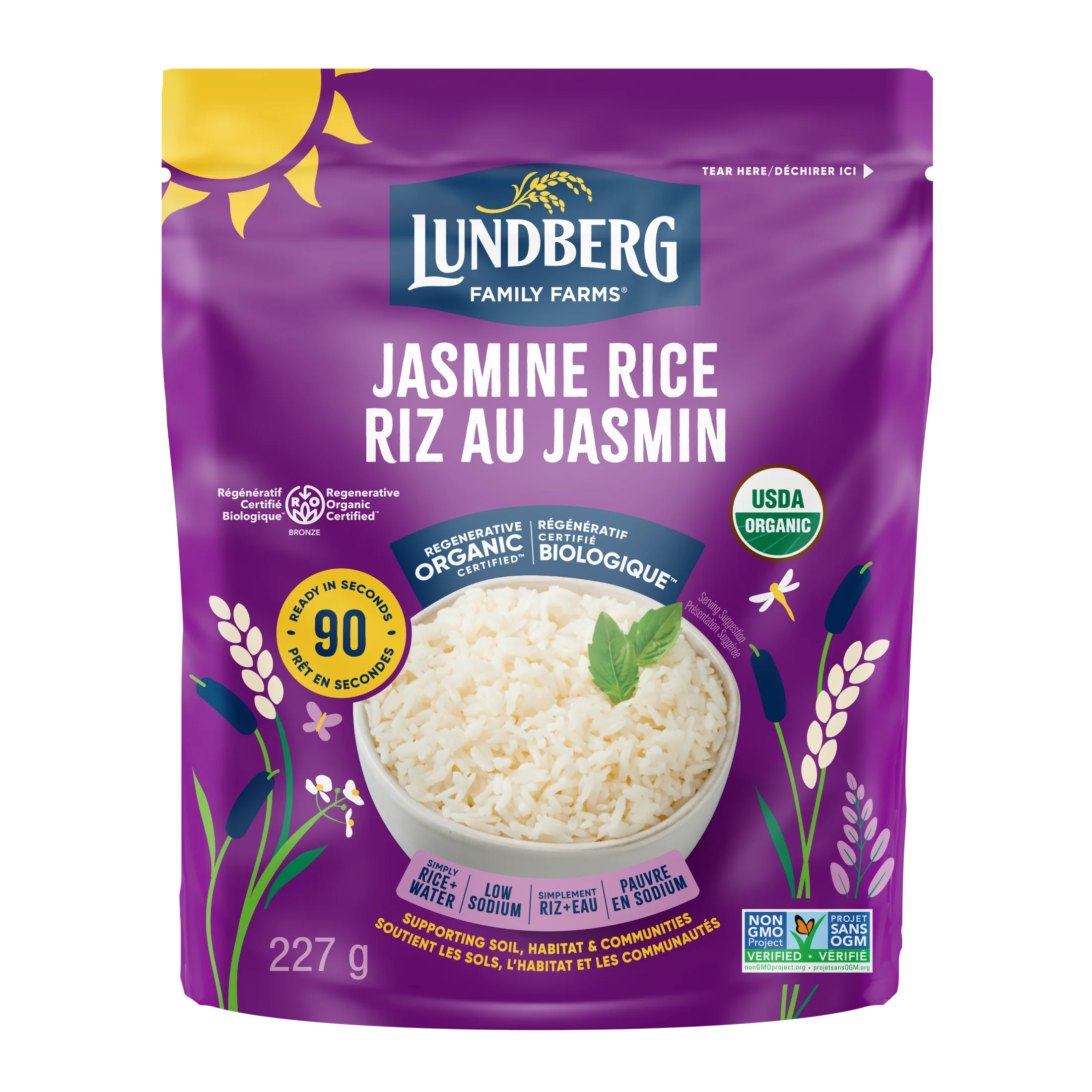 Lundberg Family Farms - White Jasmine Rice, 227 g