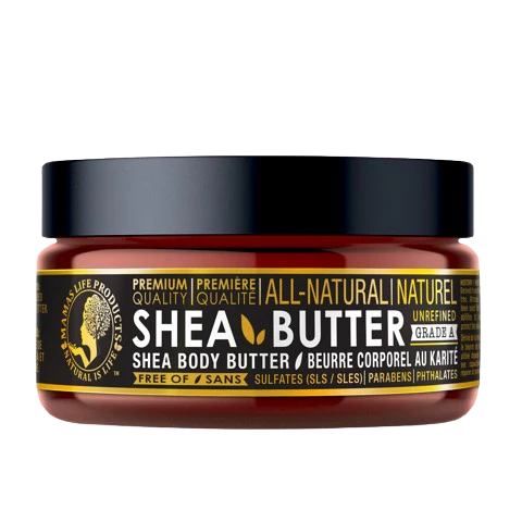 Mamas Life Products - 100% Raw Shea Butter - Ivory, 177 mL