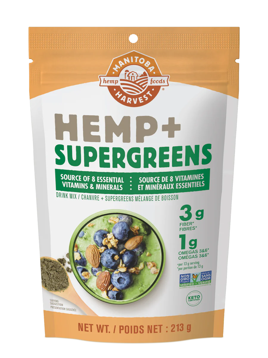 Manitoba Harvest - Hemp + Supergreens, 213 g