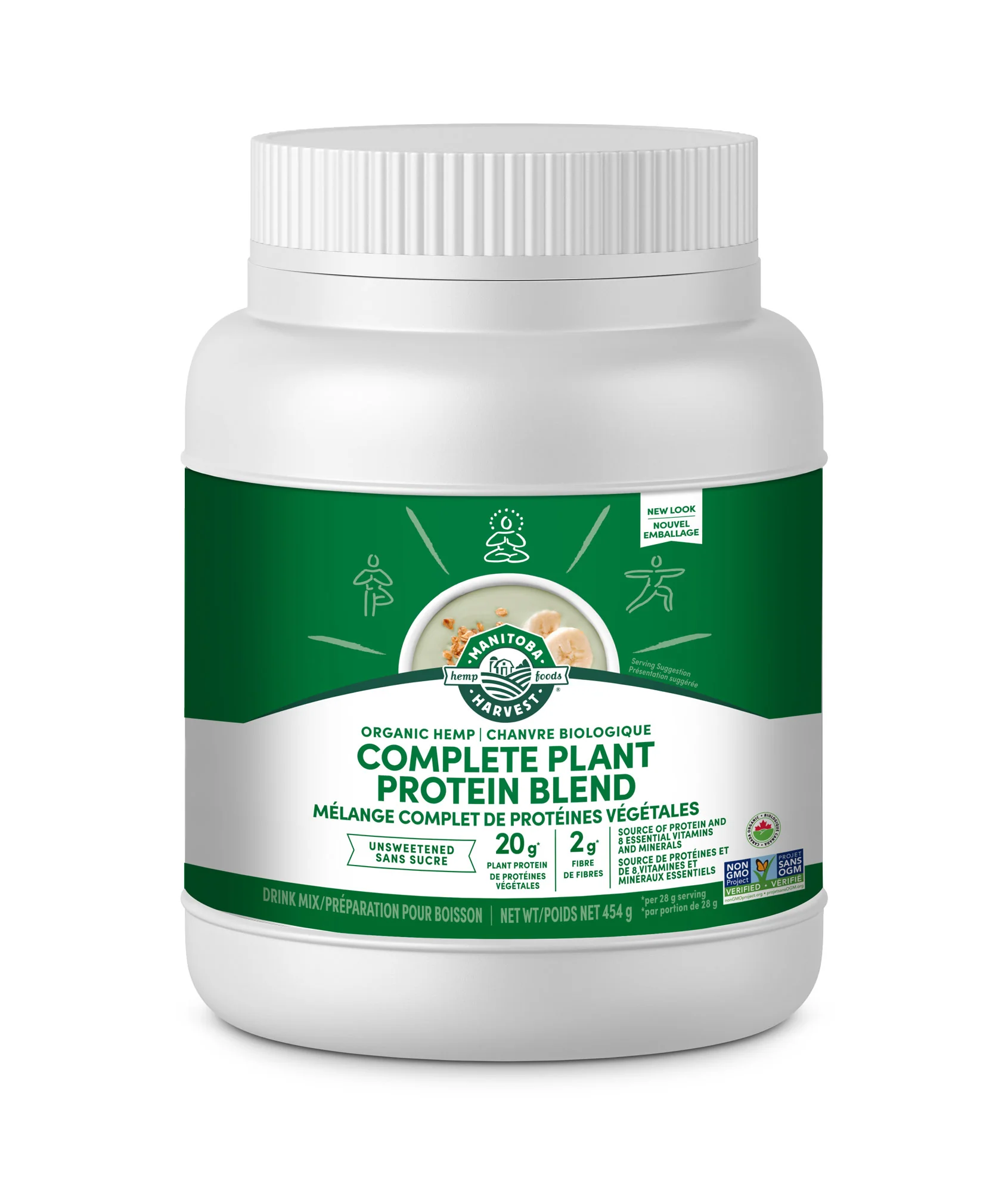 Manitoba Harvest - Hemp Yeah! Protein Blend - Unsweetened, 454 g