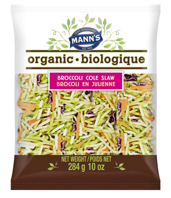 Mann's Organic - Broccoli Cole Slaw, 284 g